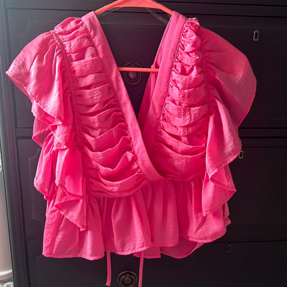 Vici ruffle top